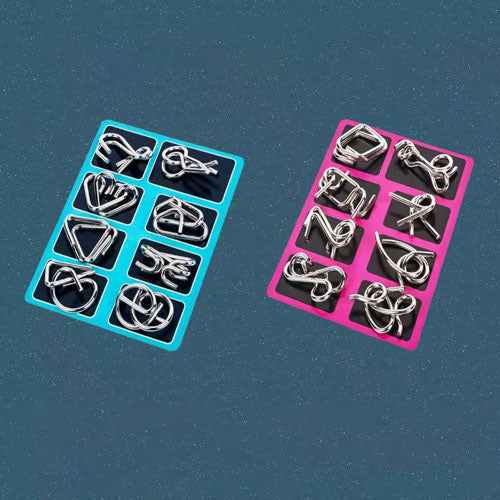 Iron Link Unlock Interlock Game - Metall-Puzzle Anti-Stress für Gehirn-Herausforderung und Entspannung