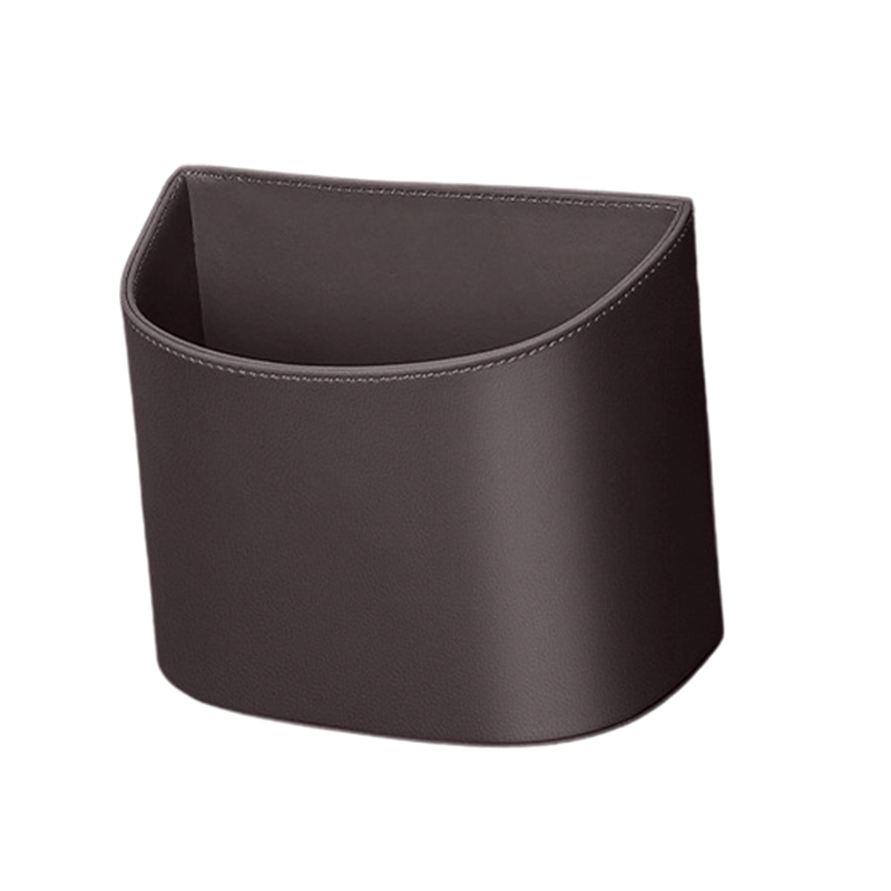 Leder Auto-Tür Getränkehalter – Breite Öffnung, einfacher Zugriff für Getränke & Handy. Clip-on sichere Passform. PU-Leder, robust & stilvoll.