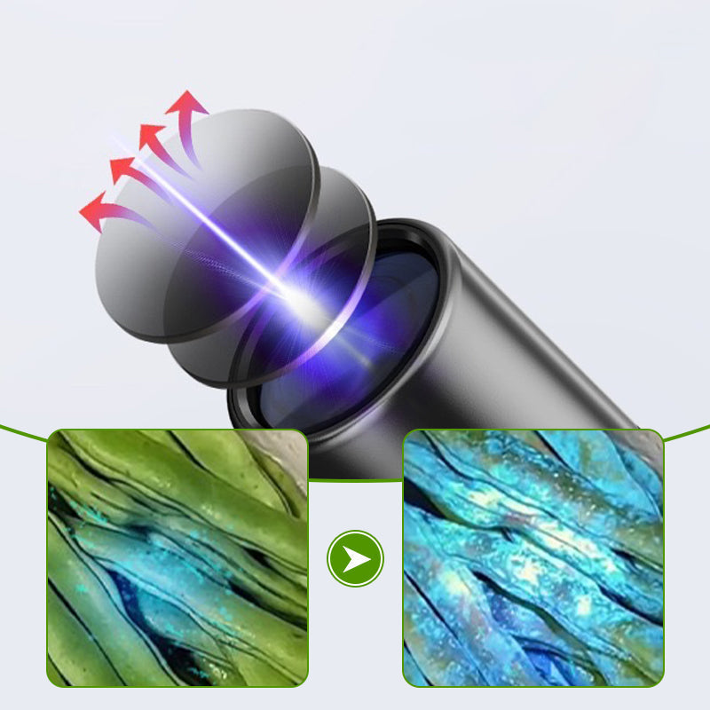 365 nm UV-Taschenlampe 10W Schwarzlicht für Gemüseinspektion & Aflatoxin-Erkennung