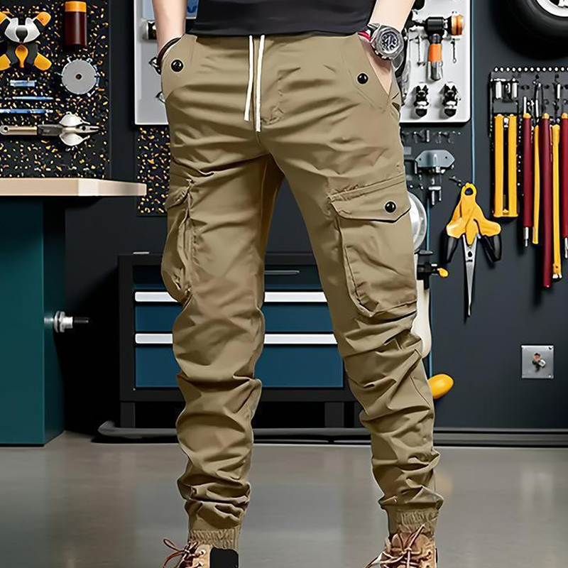 Cargo-Hose mit schmaler Passform, mehreren Taschen & strapazierfähigem Stoff für Herren