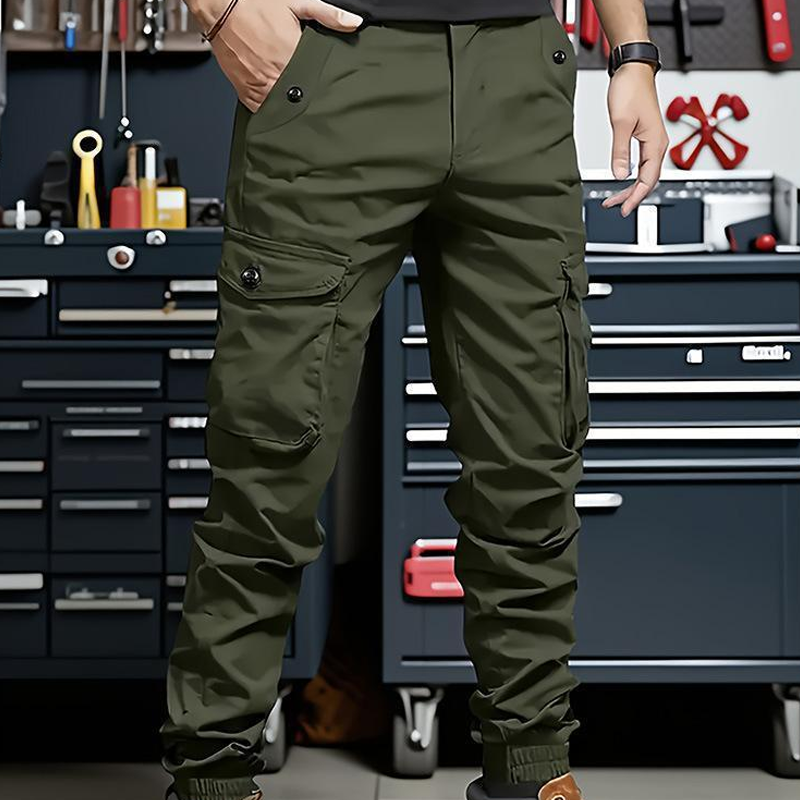 Cargo-Hose mit schmaler Passform, mehreren Taschen & strapazierfähigem Stoff für Herren
