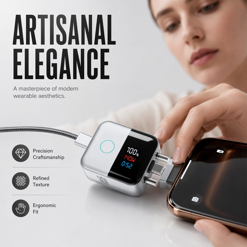 USB-C Smart Ladeprotector mit LED-Display