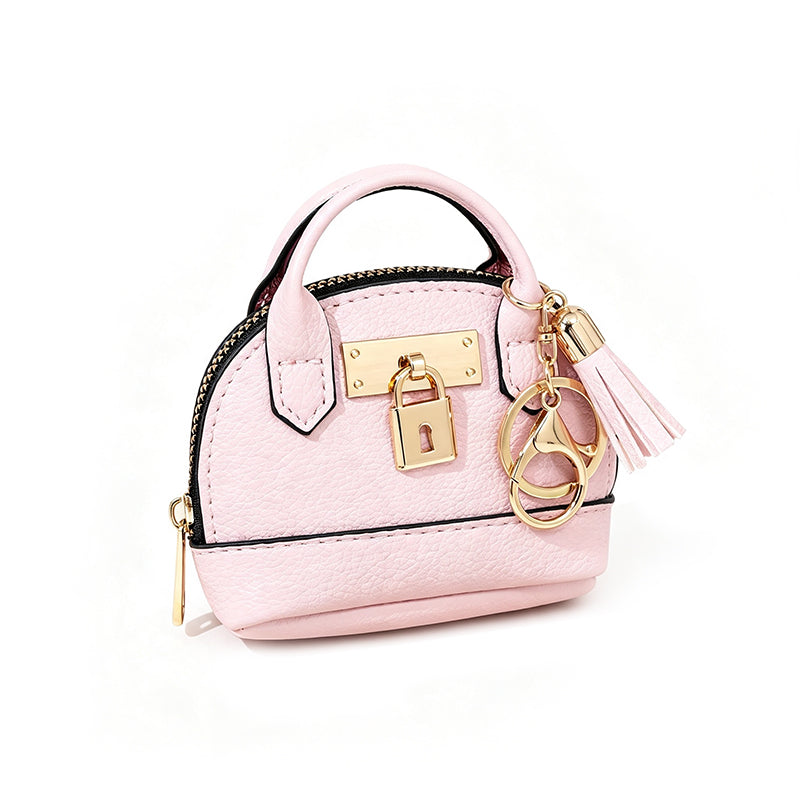 Mini Muschel-Tasche Schlüsselanhänger Münzbörse