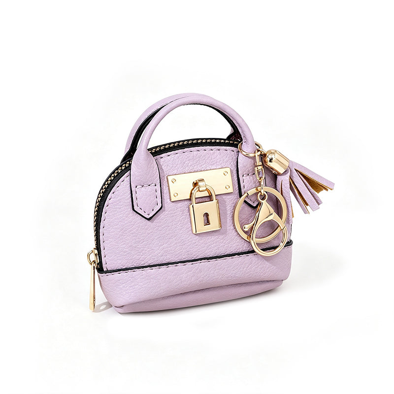 Mini Muschel-Tasche Schlüsselanhänger Münzbörse