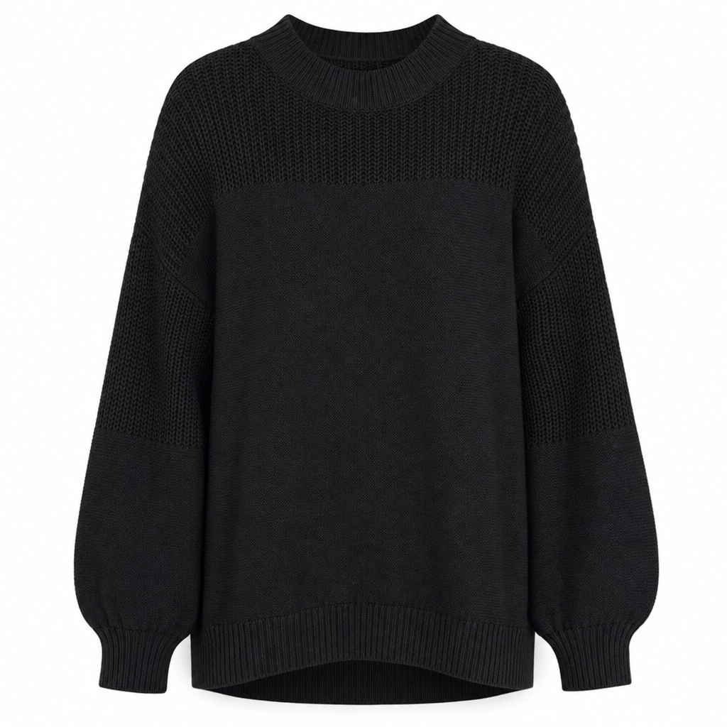Damen Strickpullover in Unifarbe