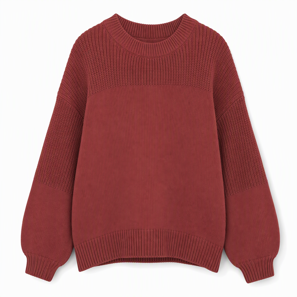 Damen Strickpullover in Unifarbe