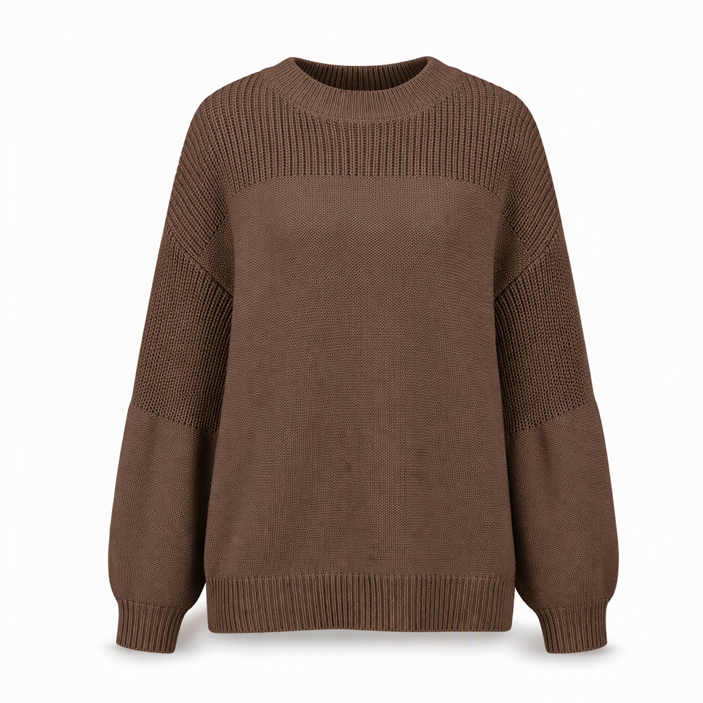 Damen Strickpullover in Unifarbe