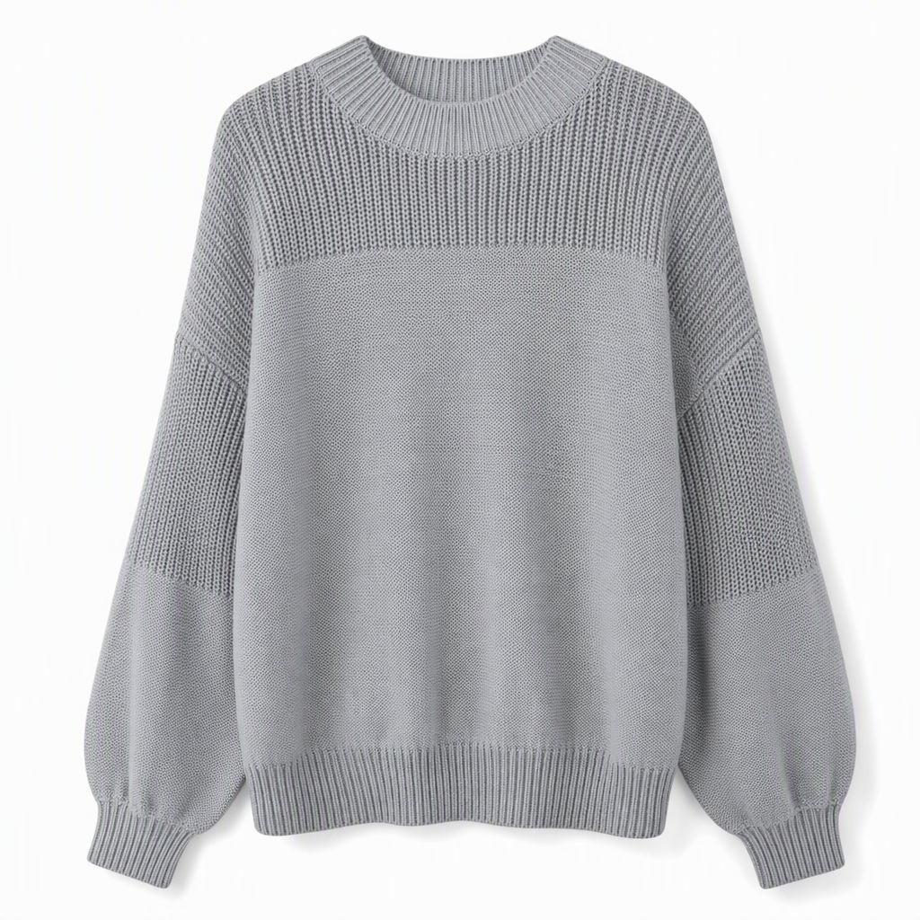 Damen Strickpullover in Unifarbe