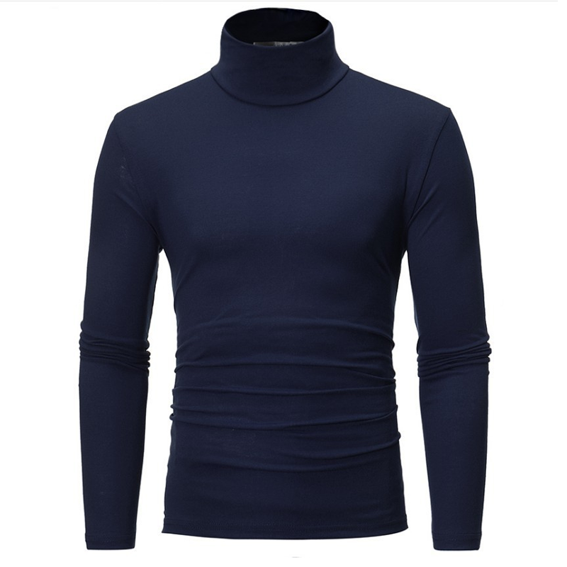Herren Slim Fit Rollkragen Top