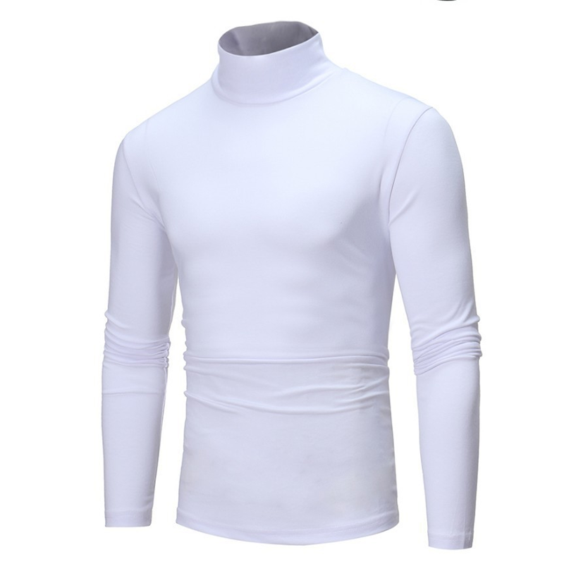 Herren Slim Fit Rollkragen Top