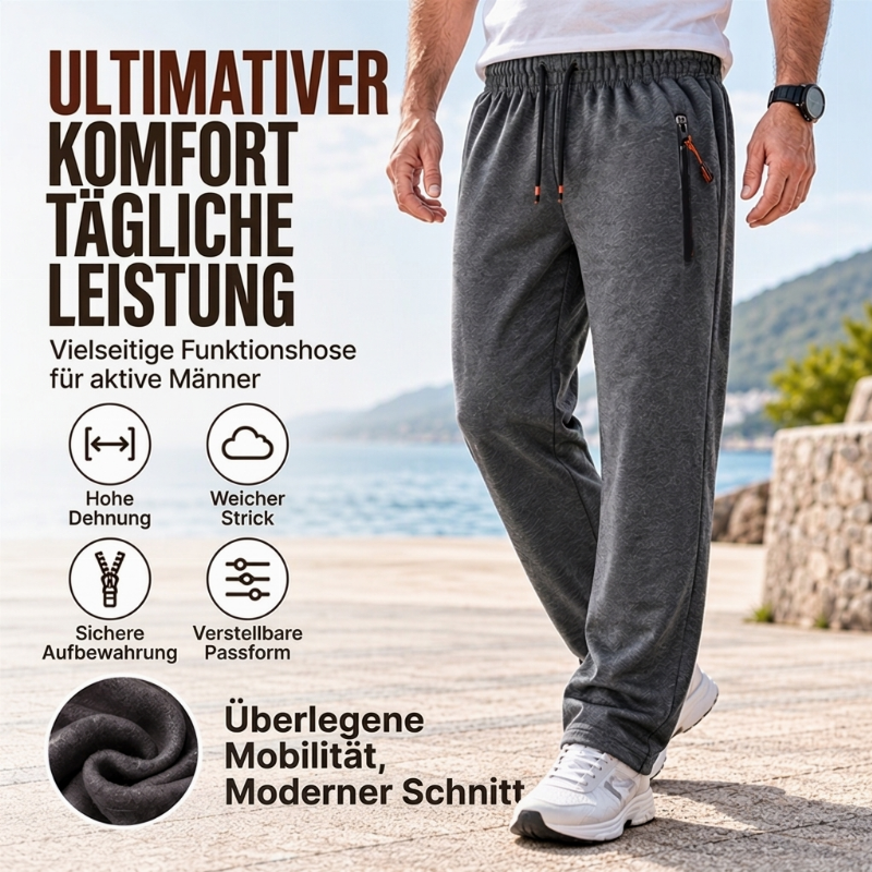 Bequeme wärmende Winter-Sporthose für Herren
