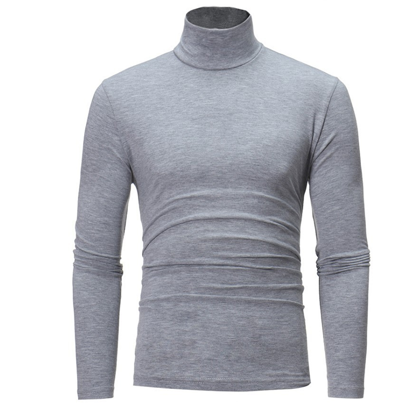 Herren Slim Fit Rollkragenshirt