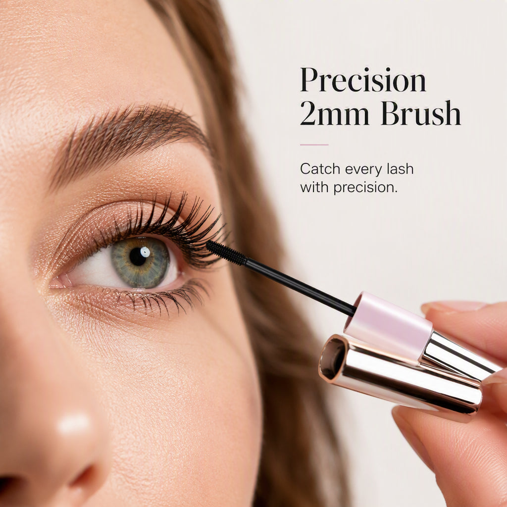 Wasserfeste volumengebende Mascara mit Doppelbürste