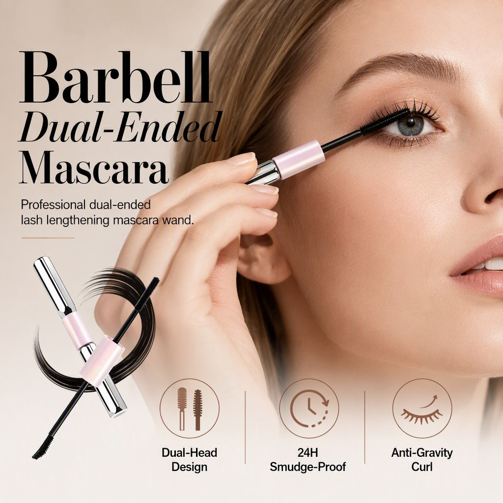 Wasserfeste volumengebende Mascara mit Doppelbürste