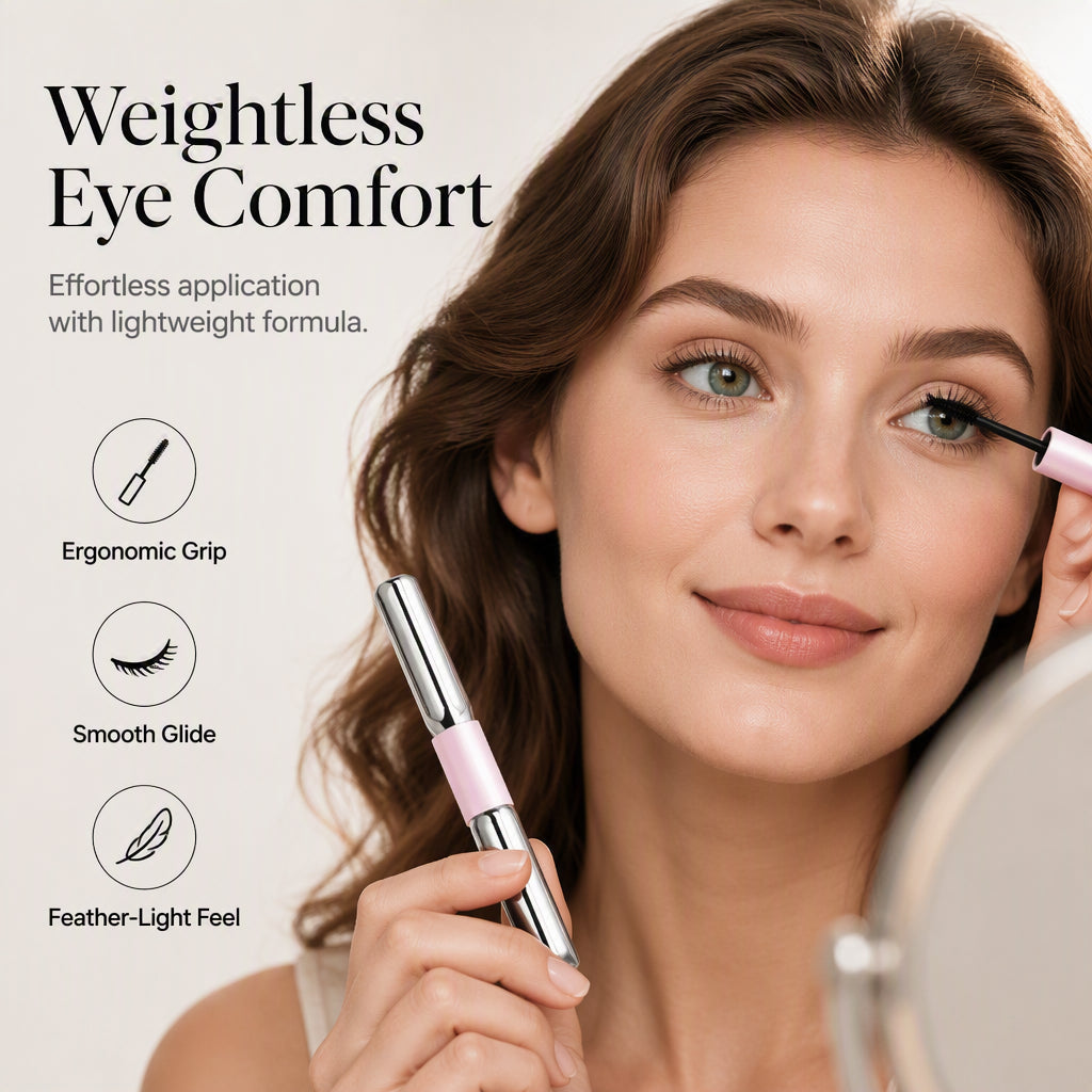 Wasserfeste volumengebende Mascara mit Doppelbürste