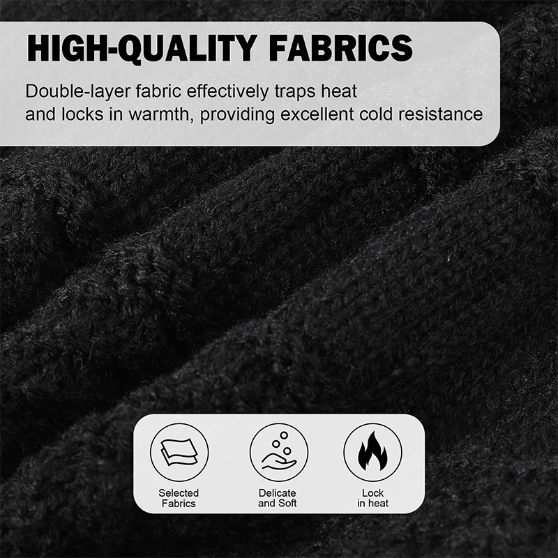 3-in-1 Winter Balaklava Thermische Kapuze mit Schirm