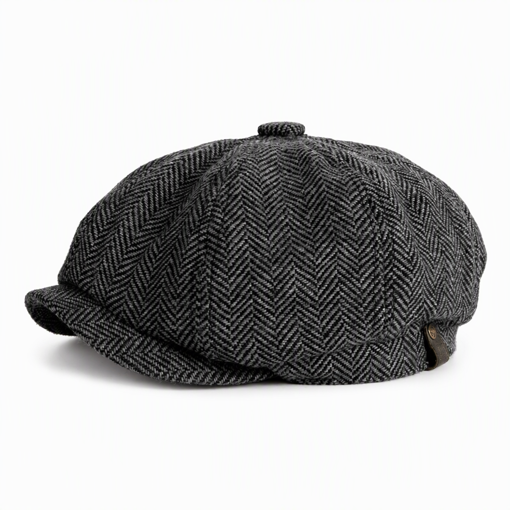 Vintage Newsboy Cap im britischen Stil für Männer und Frauen Klassische lässige flache achteckige Baskenmütze
