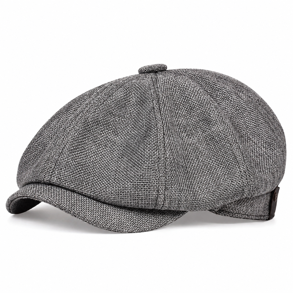 Vintage Newsboy Cap im britischen Stil für Männer und Frauen Klassische lässige flache achteckige Baskenmütze