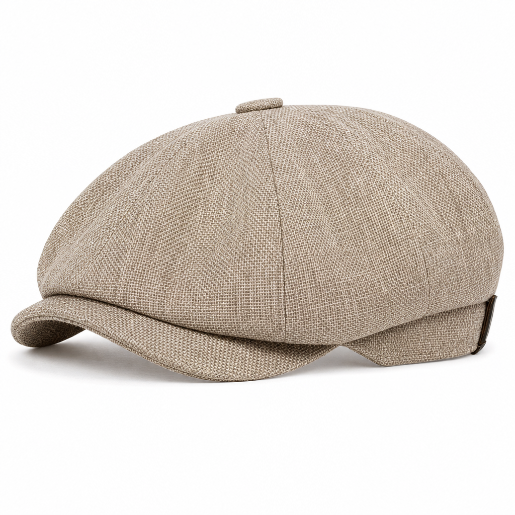 Vintage Newsboy Cap im britischen Stil für Männer und Frauen Klassische lässige flache achteckige Baskenmütze
