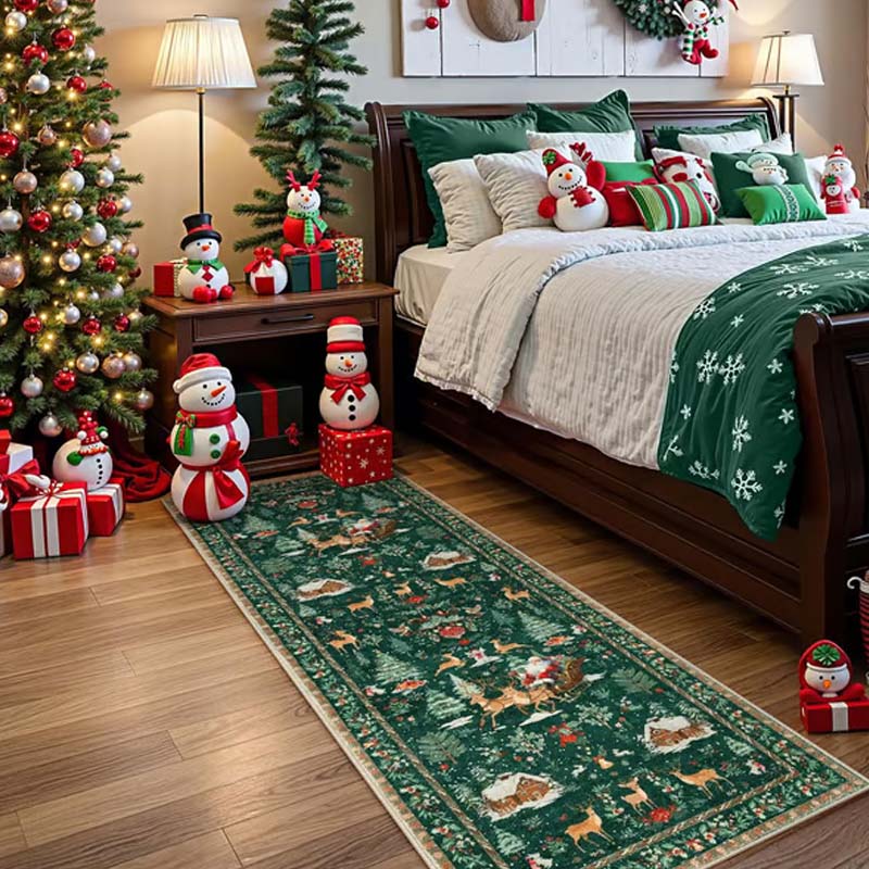 Weiche rutschfeste Weihnachtsmatte für Zuhause