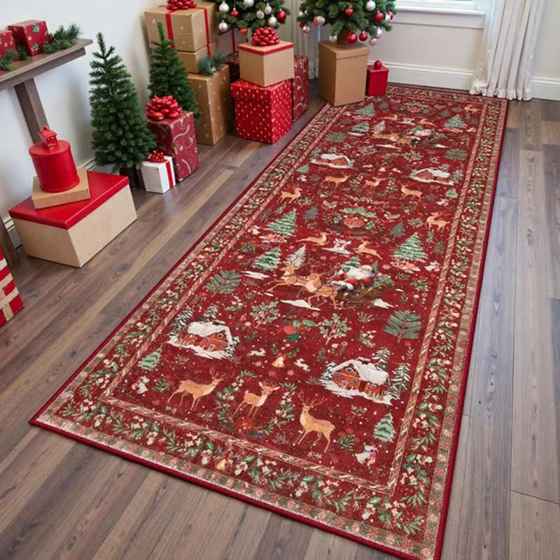 Weiche rutschfeste Weihnachtsmatte für Zuhause