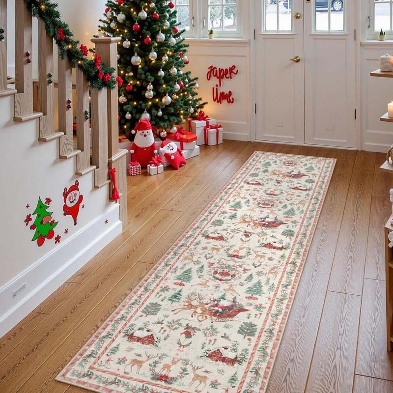 Weiche rutschfeste Weihnachtsmatte für Zuhause