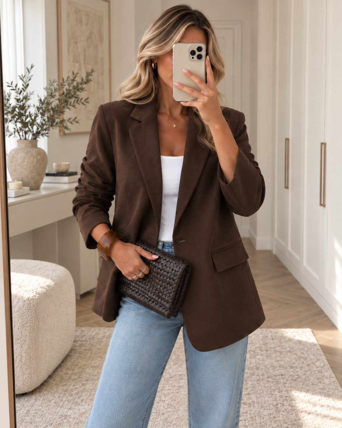 Suedine Blazer