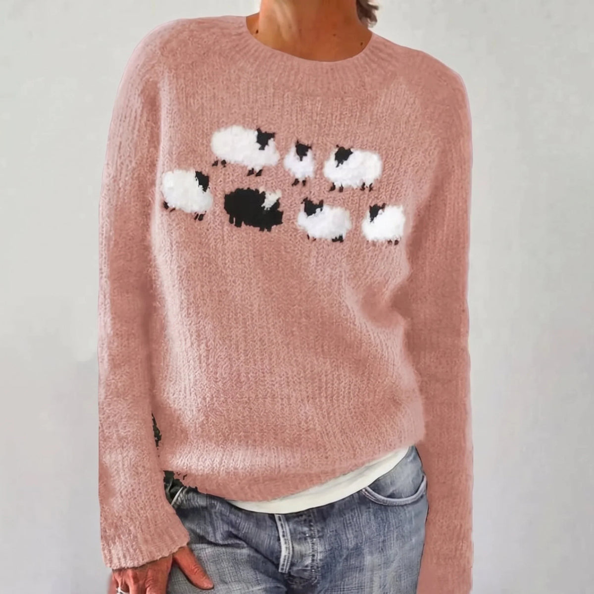 Ebba Schaf-Pullover