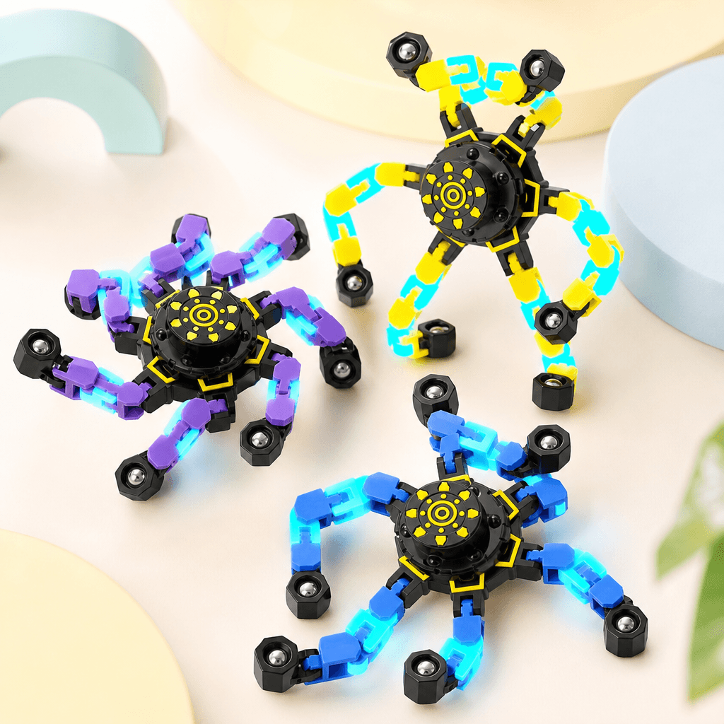 Transformierbarer Roboter Fidget Spinner zur Stresslinderung