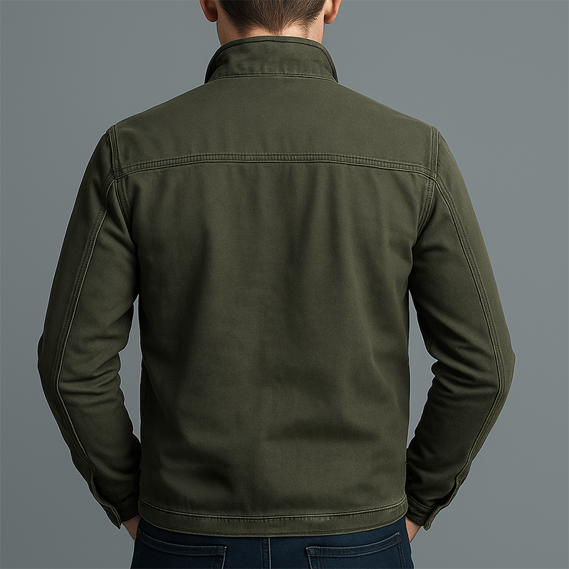Marion | Baumwolle Reißverschlussjacke - Vintage Washed