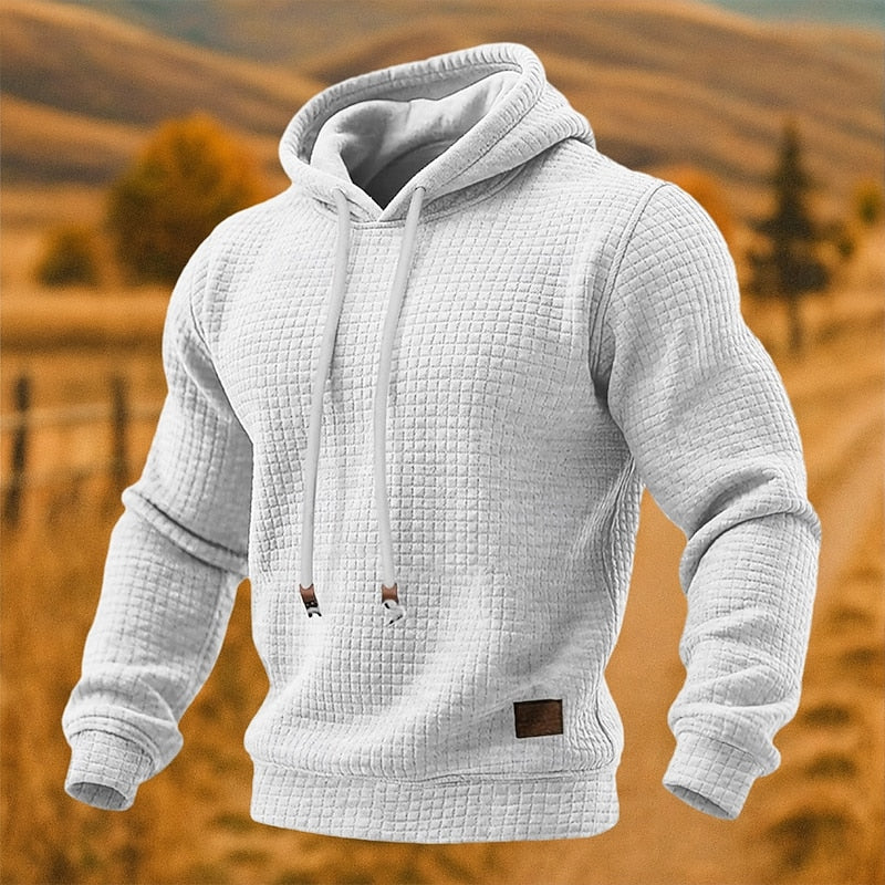 Beckett Strukturierter Pullover-Hoodie