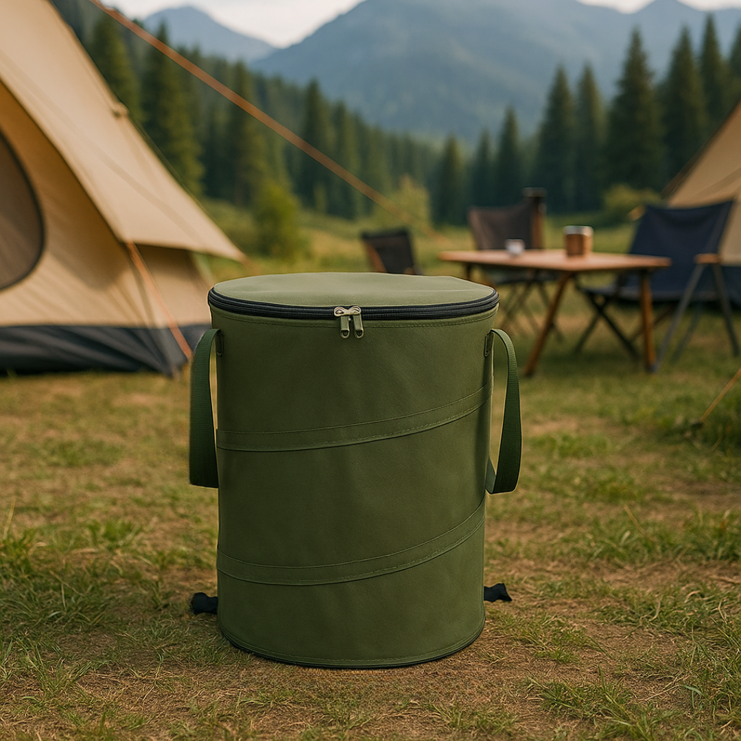 Camping-Mülltonnen