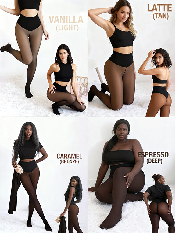 Nahtlose fleeceefütterte Leggings mit hoher Taille