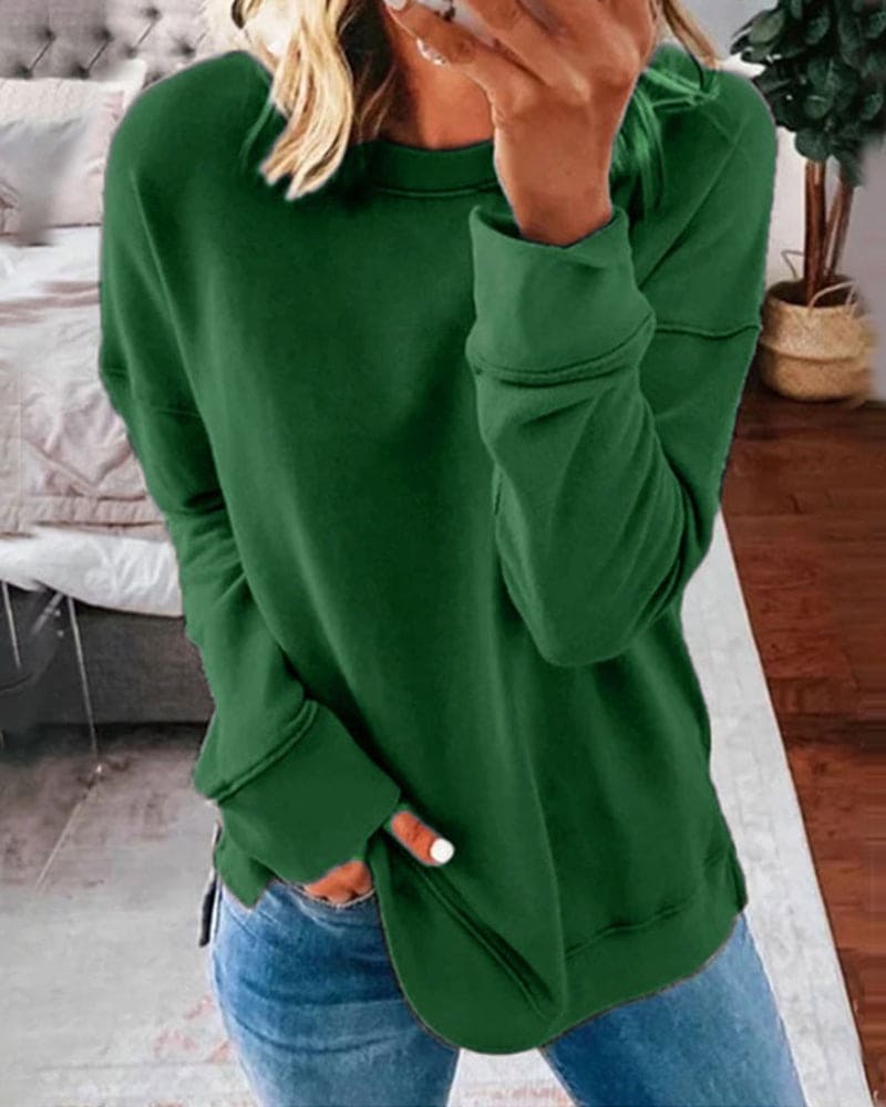Consuelo Rundhals-Sweatshirt
