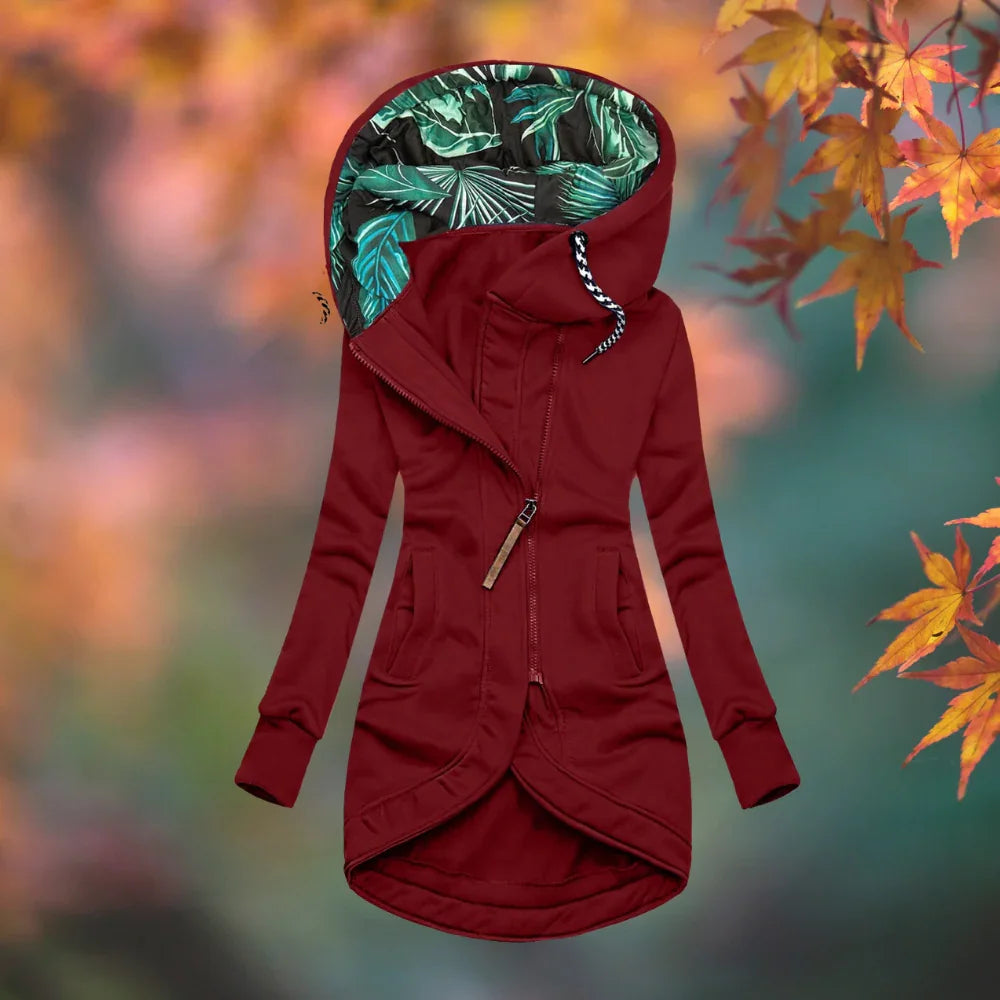 Ingrid - Kapuzen-Longline-Jacke