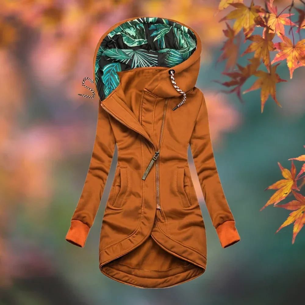 Ingrid - Kapuzen-Longline-Jacke