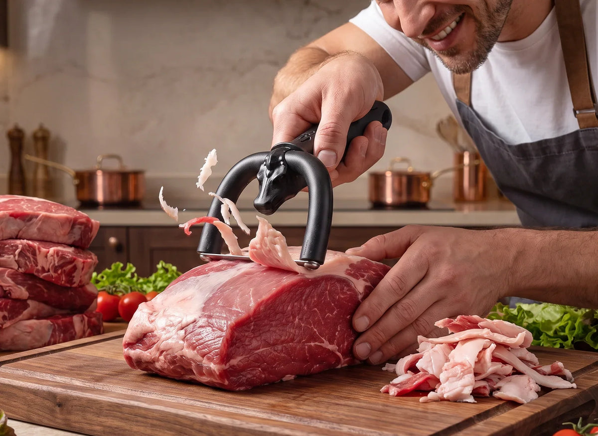 U-förmiger Fleisch-Fettschneider