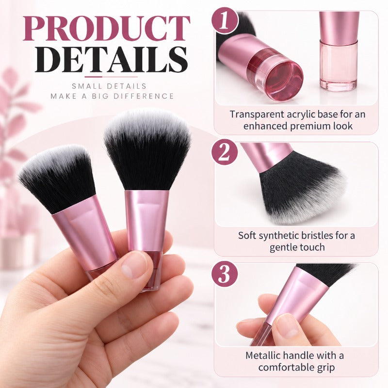 Kompakte Reise-Make-up-Pinsel