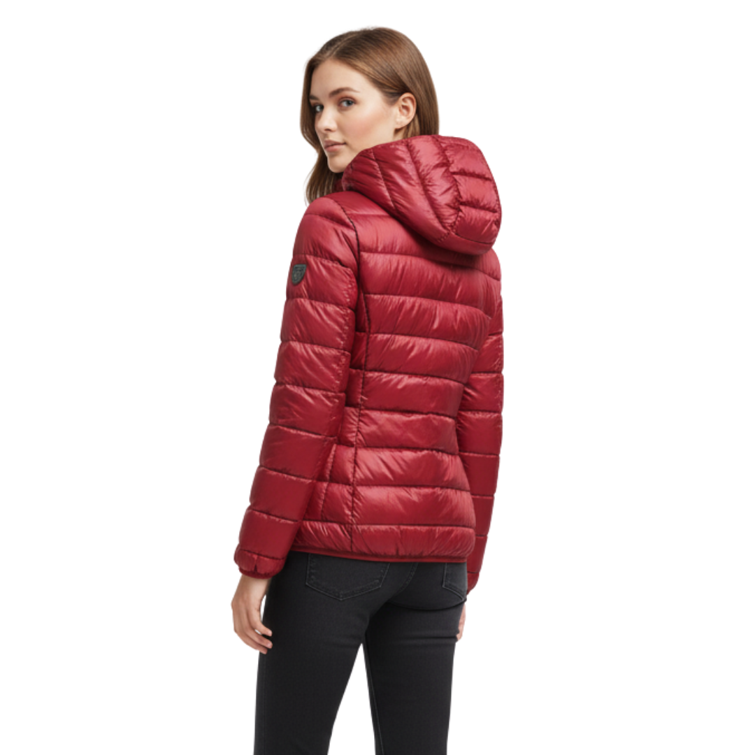 Wasserdichte Steppjacke mit Kapuze – Winddichter Wintermantel
