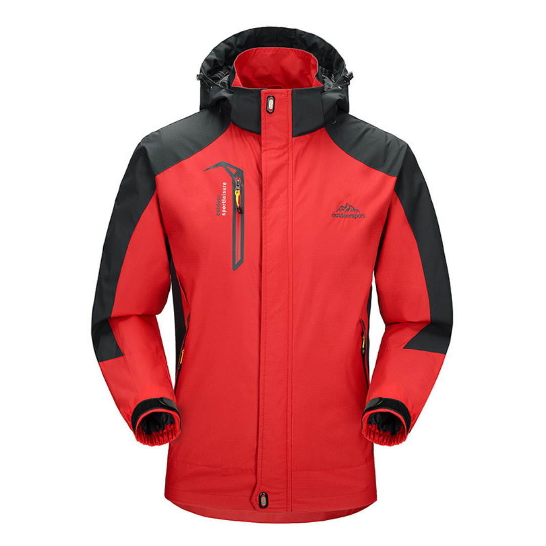Outdoorjacke Herren wasserdicht & winddicht mit Kapuze – StormPeak Shell