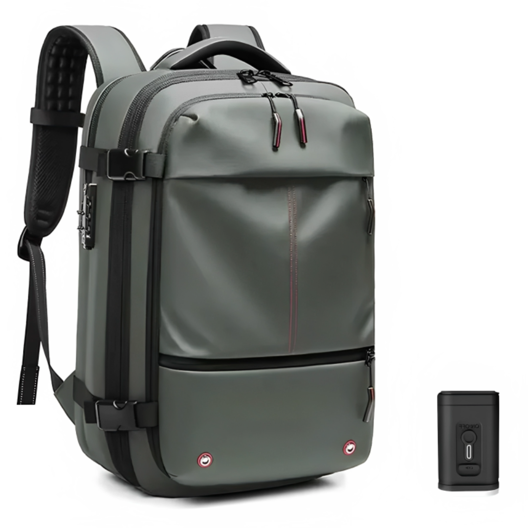 Taschen Rucksack 60L mit Kompressionssystem & Nass-/Trockenfach – PackForm Traveler