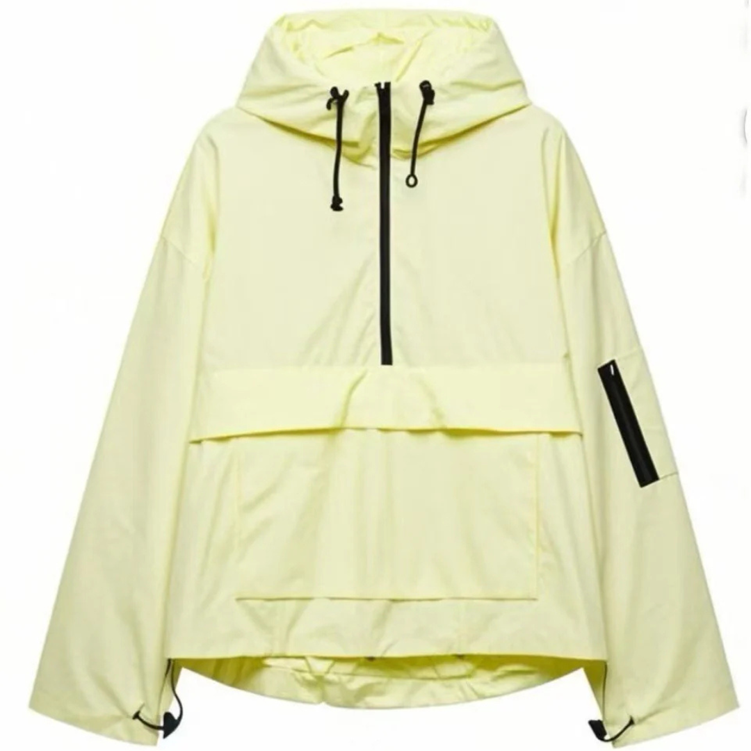 Wasserdichter Allwetter-Mantel mit Kapuze & Fronttasche – StormShield Parka
