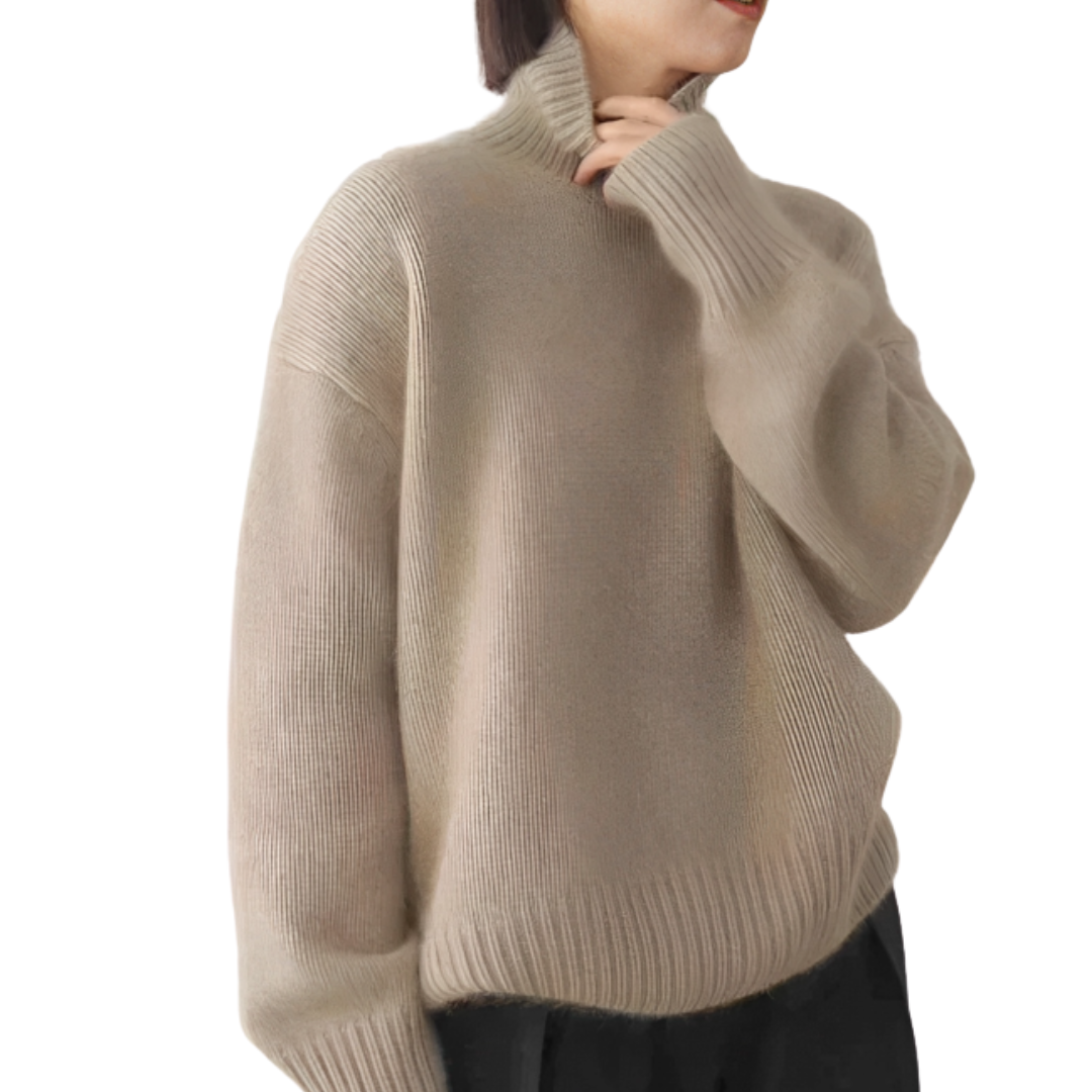 Nordspur | LuxeWool Pullover mit hohem Kragen