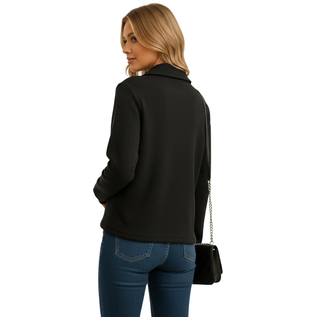 Nordspur | Selene Pullover mit Halb-Reißverschluss
