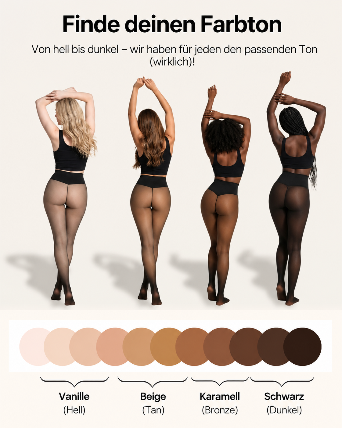 Magic Leggings – Fleece-gefüttert in Nylon-Optik