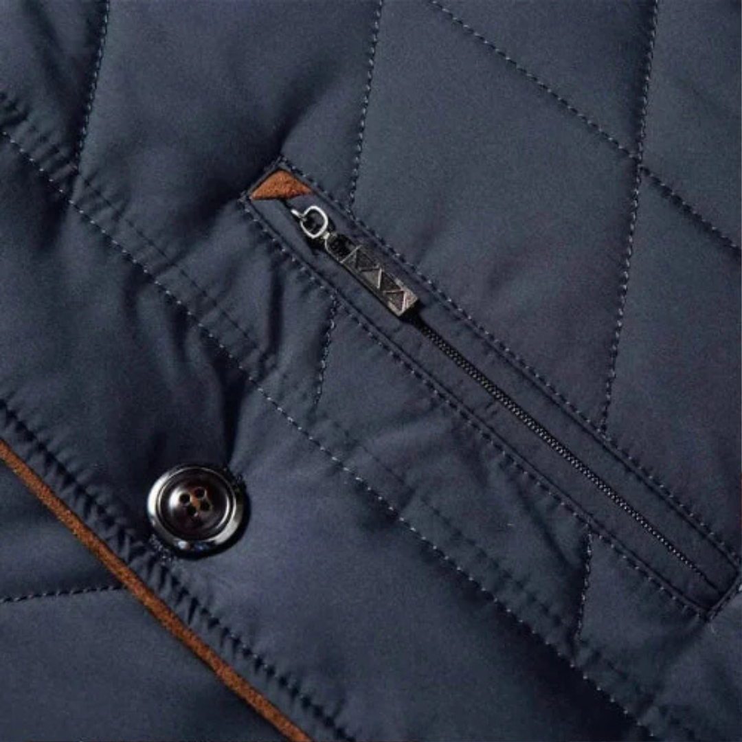 Wintermantel Herren wasserdicht & gefüttert – Nordberg Quilted Coat