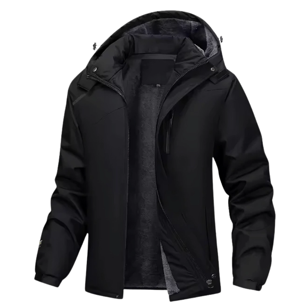 Wasserdichte Herrenjacke mit Kapuze – Regen- & Winddichte Jacke