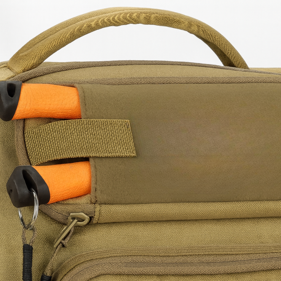Taktischer Angelrucksack mit Rutenhalter & 40L + 4 Köderboxen – AnglerPro GearPack