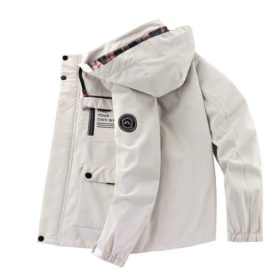 Winterjacke wasserdicht & warm mit abnehmbarer Kapuze – NordFrost Shield