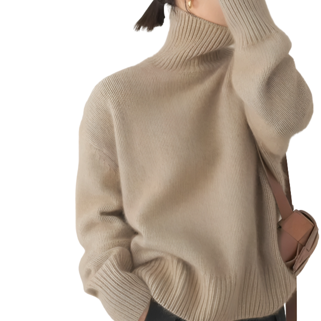 Nordspur | LuxeWool Pullover mit hohem Kragen